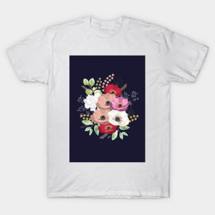 Floral Bouquet V T-Shirt